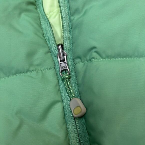 L.L. BEAN Down Jacket Womens Size XL Green Puffer Reversible Outdoors - Picture 5 of 10